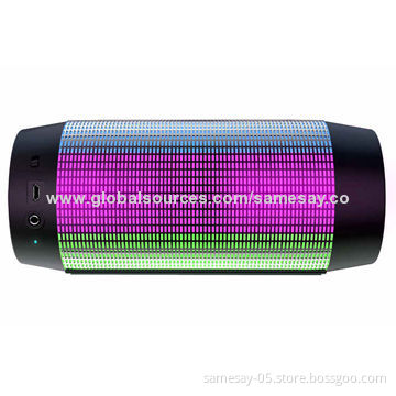 Colorful changing LED light dancing Bluetooth speaker W/TF card